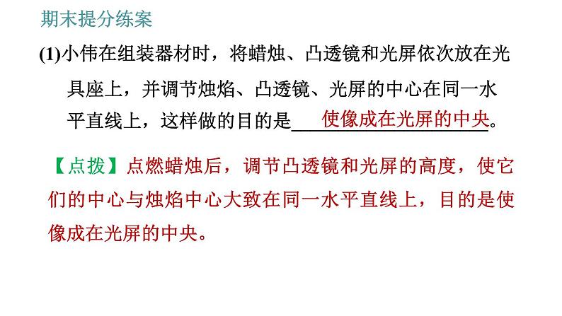 教科版八年级上册物理 期末提分练案 习题课件04