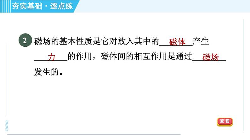 沪科版九年级全一册物理课件 第十七章 17.1.2磁 场06