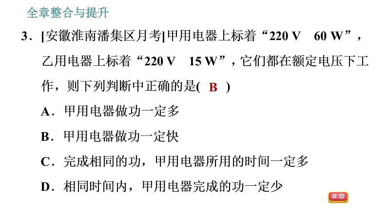 沪粤版九年级上册物理课件 第15章 全章整合与提升第4页