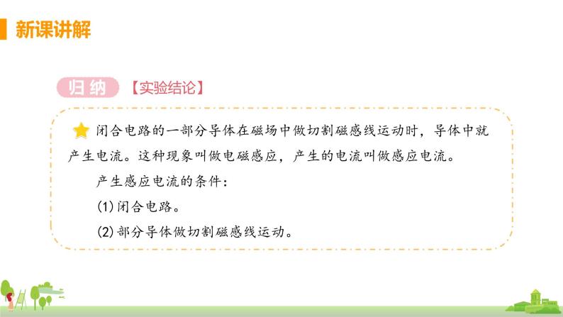 沪科版物理九年级全册 18.2《 科学探究：怎样产生感应电流》PPT课件+素材06