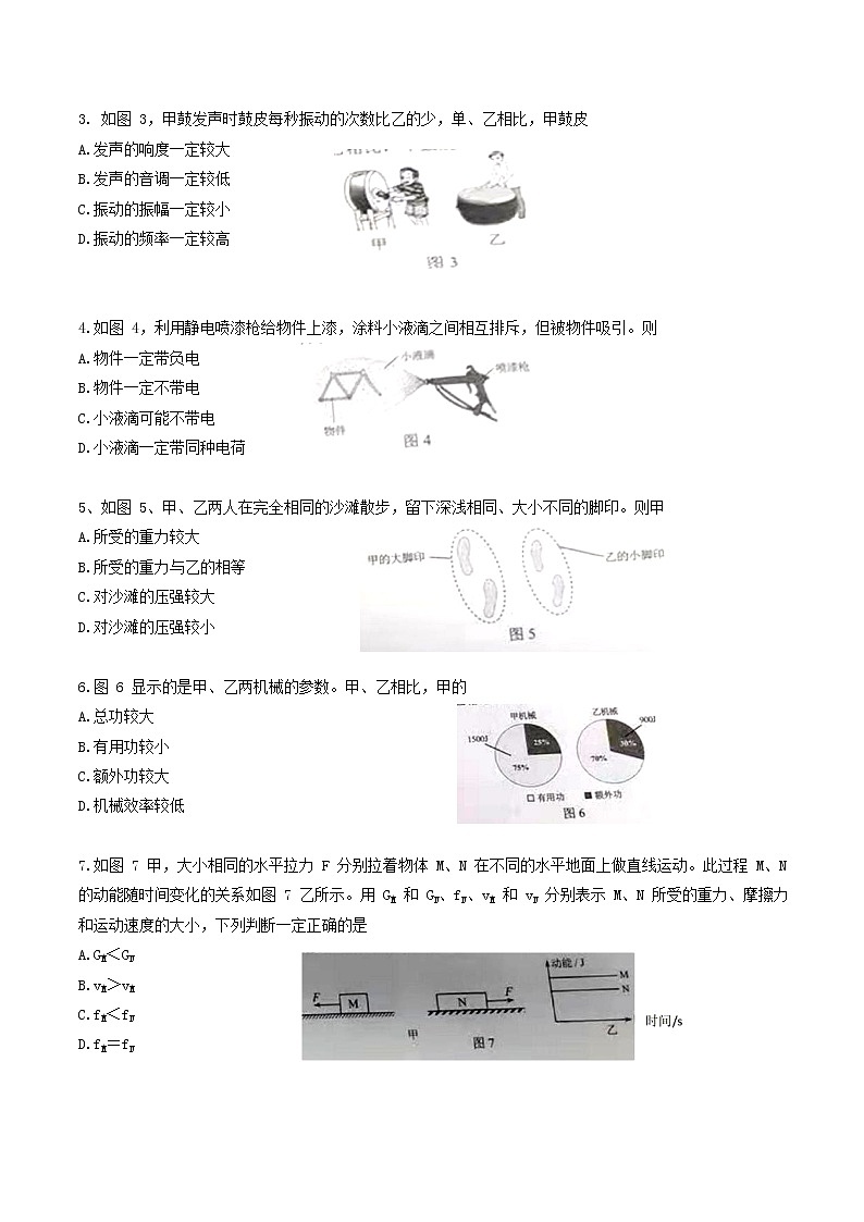 2021年廣東省廣州市中考物理真題第2頁