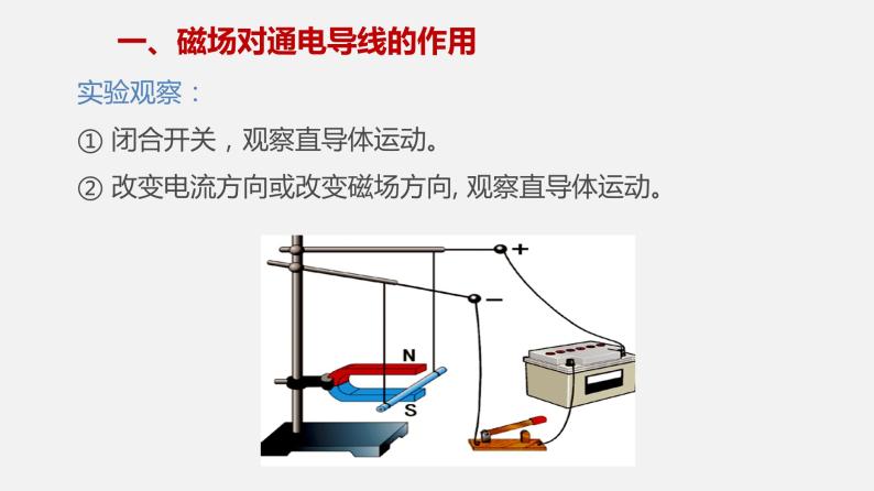 14.5磁场对通电导线的作用力—2020-2021学年北师大版九年级物理全册课件04