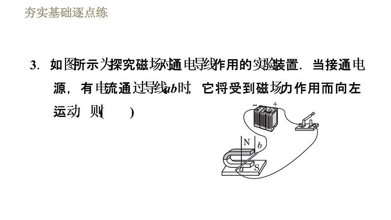 苏科版九年级下册物理课件 第16章 16.3磁场对电流的作用 电动机第7页