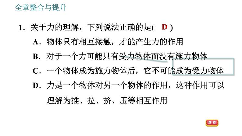 沪粤版八年级下册物理课件 第6章 全章整合与提升005