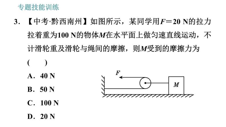 沪粤版八年级下册物理课件 第6章 专训（二）  机械利用及作图08