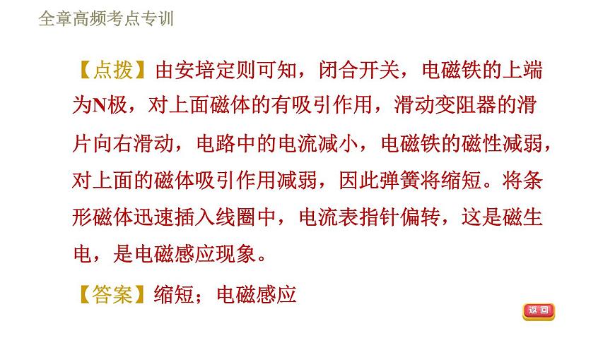魯科版(五四學(xué)制)九年級下冊物理課件 第16章 全章高頻考點(diǎn)專訓(xùn) 專訓(xùn)1 區(qū)分三大電磁現(xiàn)象第5頁