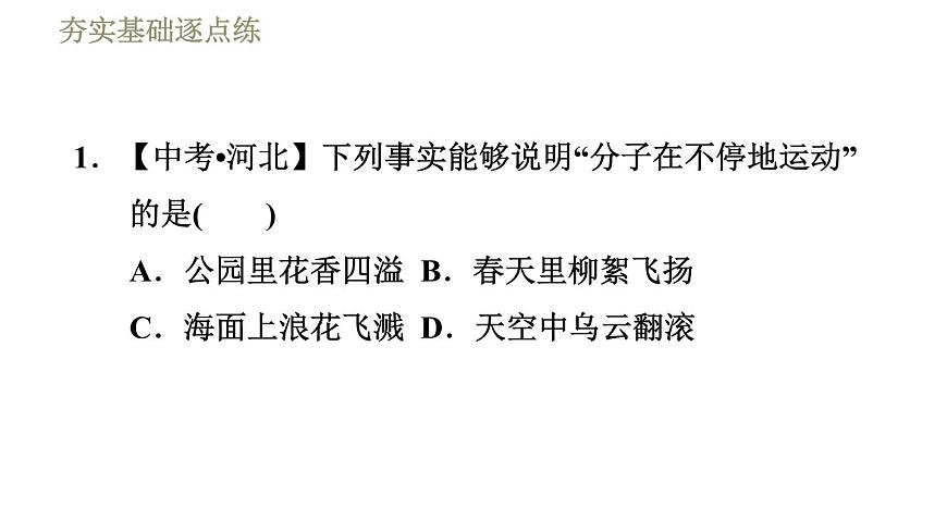 魯科版（五四學(xué)制）九年級(jí)下冊(cè)物理課件 第19章 19.2分子熱運(yùn)動(dòng)第4頁