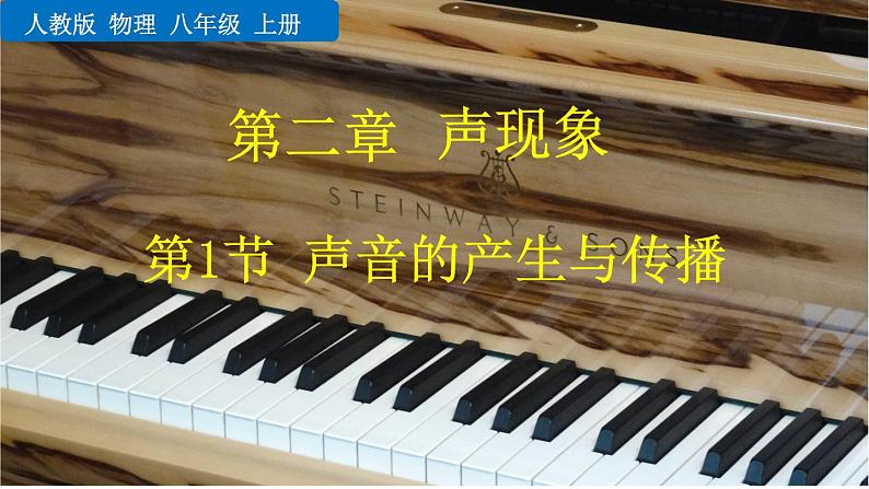 2020-2021学年人教版物理八年级上册第1节 声音的产生与传播课件PPT01