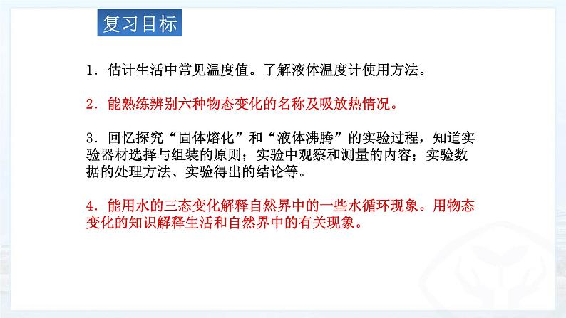 人教版八年级物理上册第三章《物态变化》复习教学课件第3页