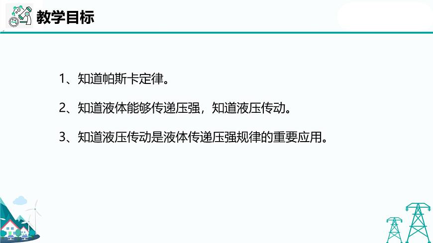 滬教版九年級上冊物理第六章第四節(jié)《液體對壓強的傳遞》（27張PPT）第2頁