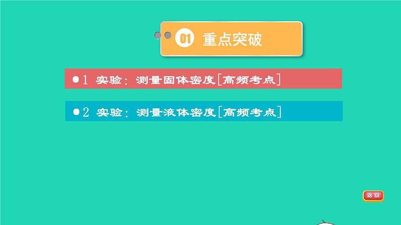 福建省2021年中考物理一轮复习第7课时密度的测量基础知识梳理课件第3页