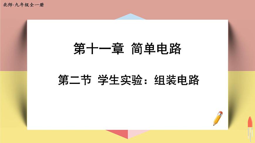 第二節(jié) 學(xué)生實(shí)驗(yàn)：組裝電路 課件第1頁