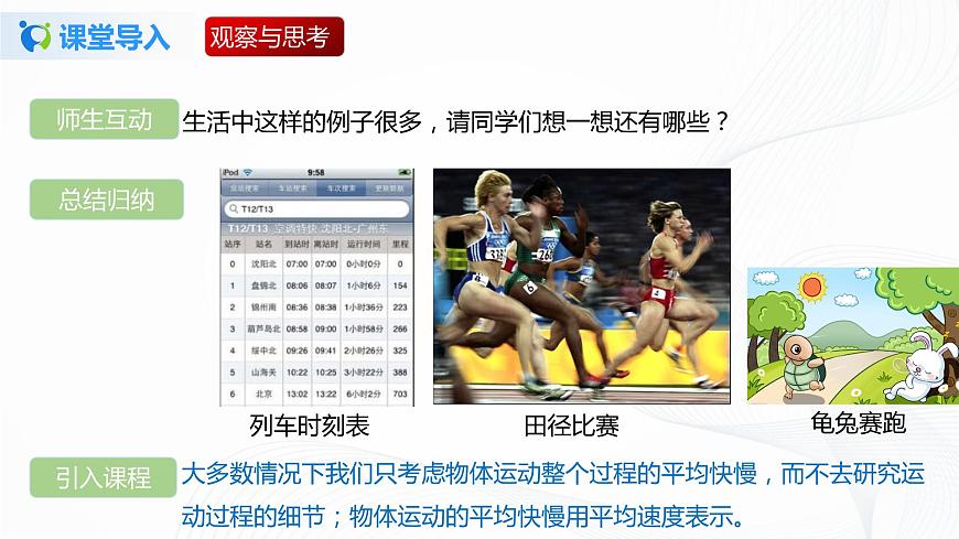 專題3.3 平均速度與瞬時速度-八年級物理精品課堂設(shè)計(北師大版)第4頁