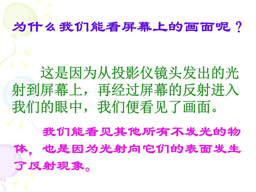 上海教育版八年級物理上冊2.1《光的反射》課件 (共31張ppt)第1頁