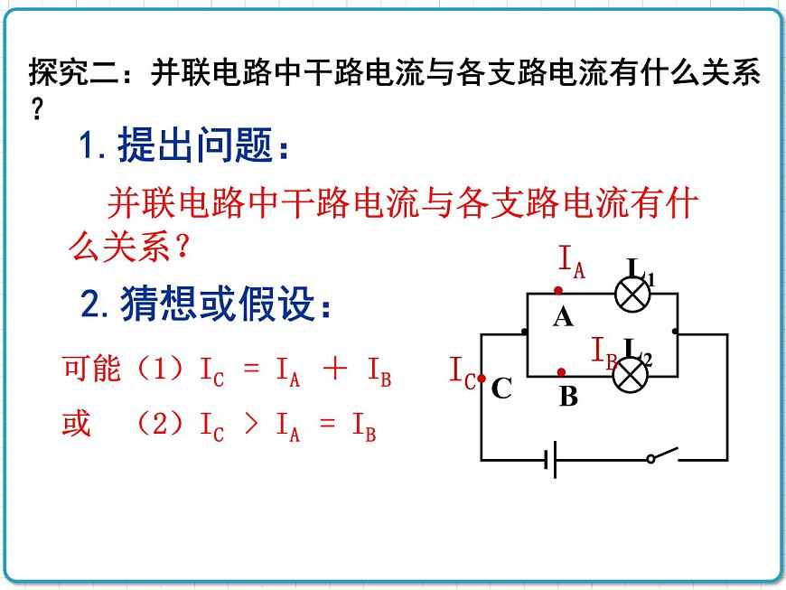 2021年初中物理人教版九年級全一冊 第十五章 15.5 探究串并聯(lián)電路的電流規(guī)律 課件第5頁