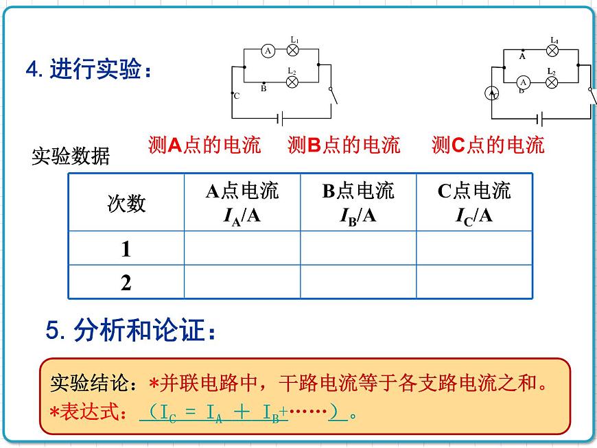 2021年初中物理人教版九年級全一冊 第十五章 15.5 探究串并聯(lián)電路的電流規(guī)律 課件第7頁