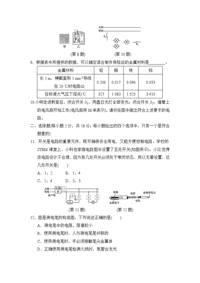 沪粤版九年级下册物理 第十八章达标测试卷02
