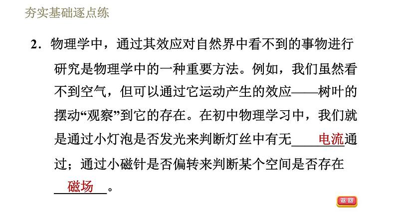 北师版九年级下册物理习题课件 第14章 14.2磁 场05