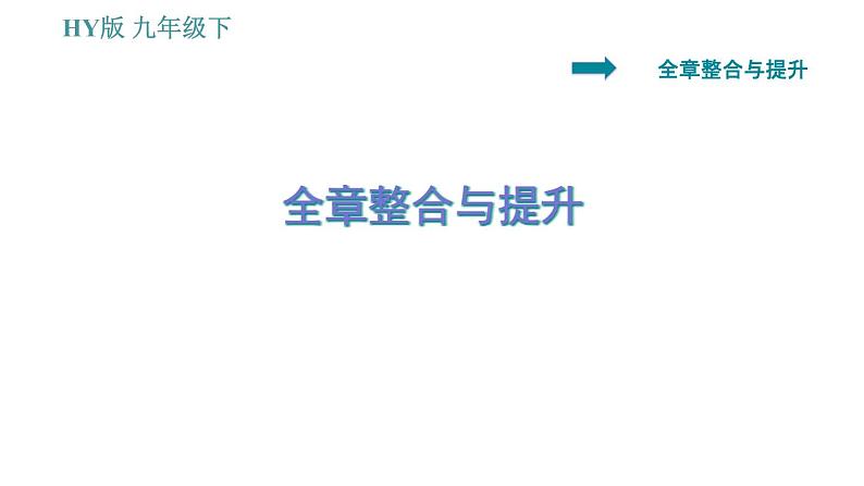 沪粤版九年级下册物理习题课件 第18章 全章整合与提升01