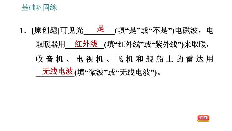 沪科版九年级下册物理习题课件 第19章 19.2 让信息“飞”起来204