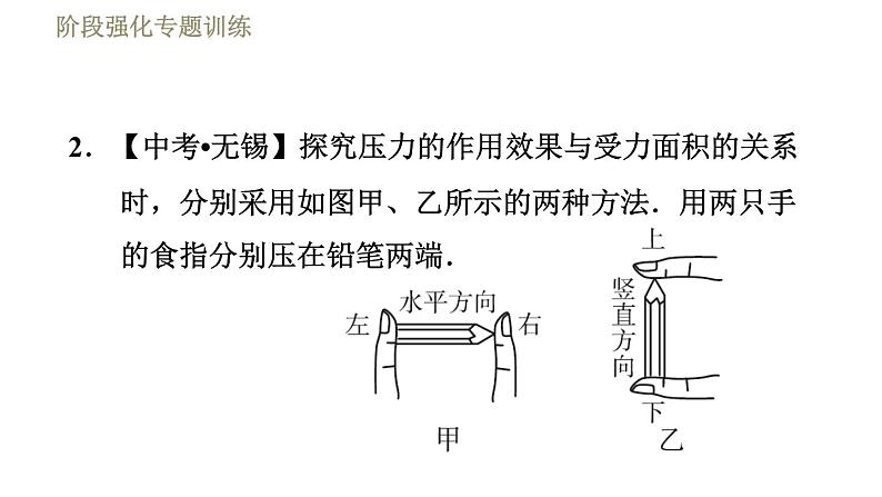 苏科版八年级下册物理课件 第10章 阶段强化专题训练(八) 专训1 实验探究专题第5页
