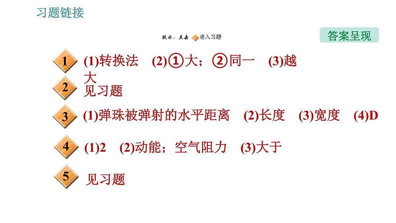 人教版八年级下册物理课件 第11章 阶段综合专训 探究机械能的大小及相互转化第2页
