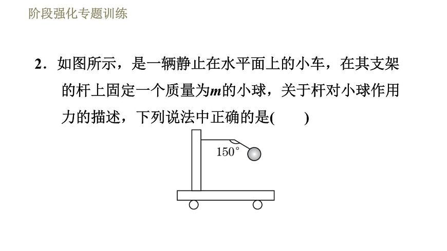蘇科版八年級(jí)下冊(cè)物理課件 第9章 階段強(qiáng)化專題訓(xùn)練(六) 專訓(xùn)3 二力平衡的應(yīng)用與探究第6頁
