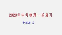 2021年中考物理一轮复习课件专题08 力