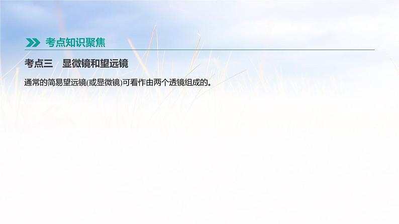 中考物理一轮复习第04课时 透镜 凸透镜成像第6页
