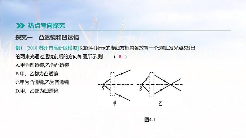 中考物理一轮复习第04课时 透镜 凸透镜成像第7页