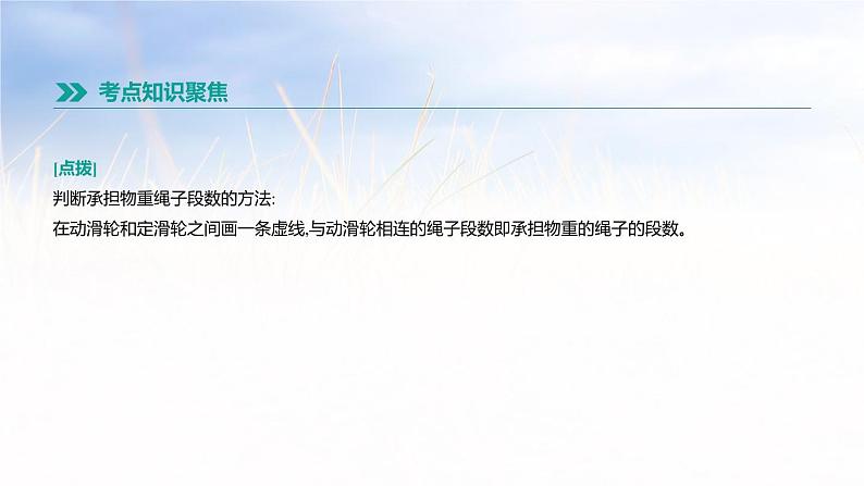 中考物理一轮复习第14课时 杠杆和滑轮第7页