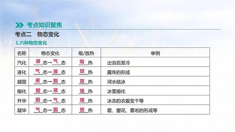 中考物理一轮复习第02课时 物态变化第4页
