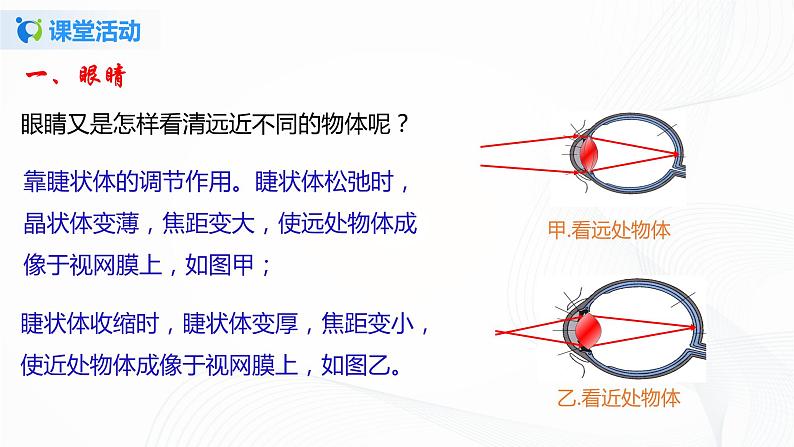 6.4 眼睛和眼镜 八下物理课件+练习(北师大版)07