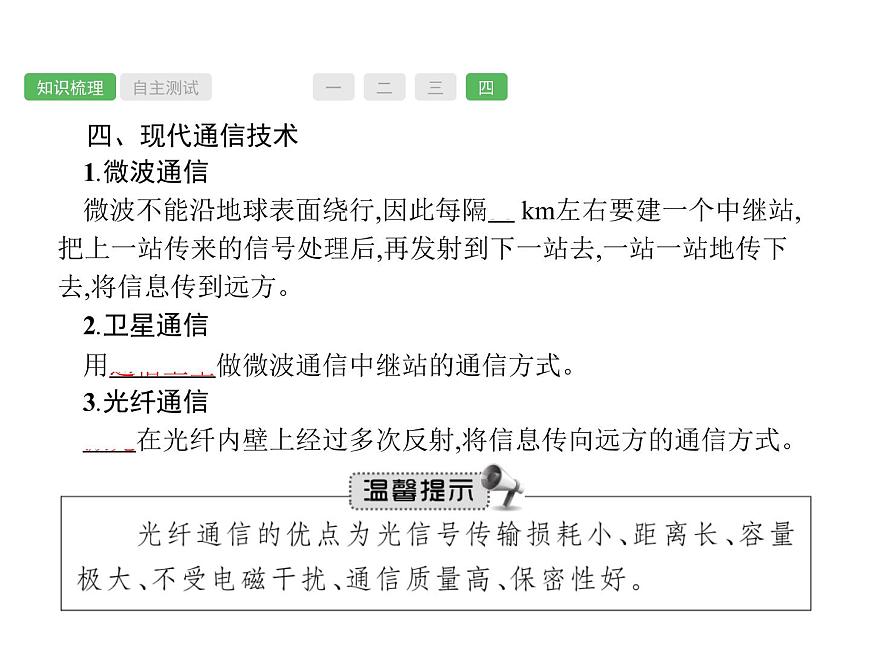 第21課時(shí)　信息傳遞  物理課件PPT第8頁(yè)