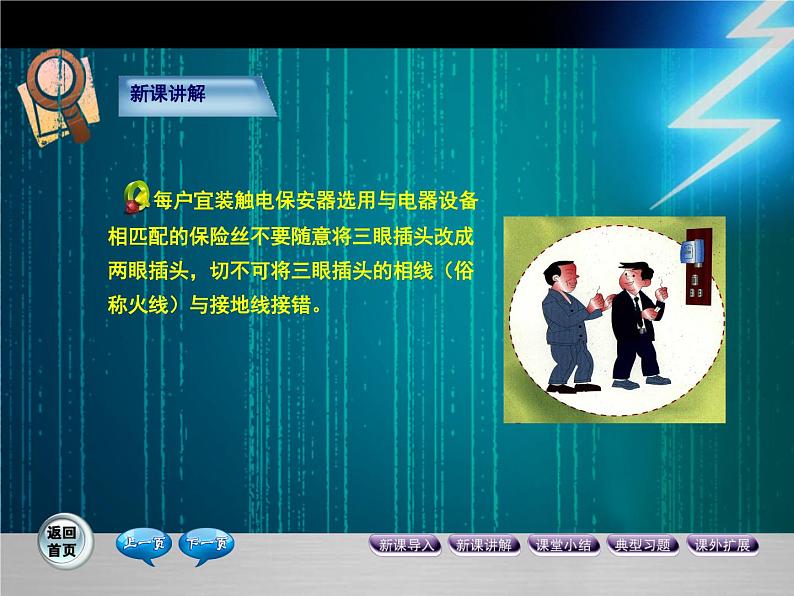 九年级物理全一册 第十九章 《家庭电路电流过大的原因》课件2 人教版第4页