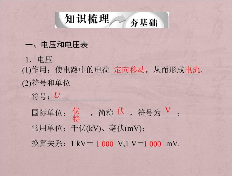 北师大版九年级物理第十一章第五节电压 专项复习（共13张PPT）课件PPT03