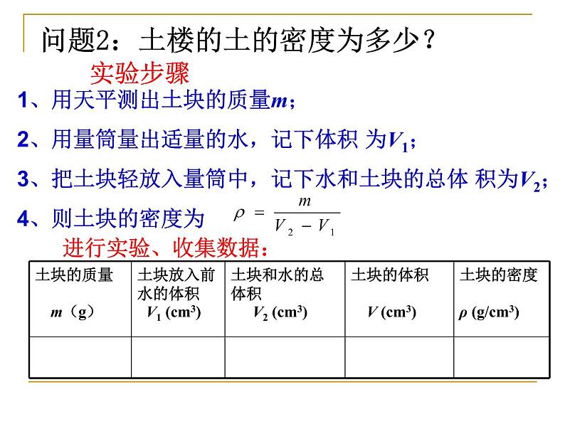沪科版八年级全册 物理 课件 5.4《密度知识的应用》04