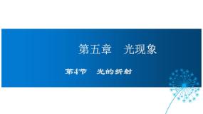 北师大版八年级上册四 光的折射教课ppt课件