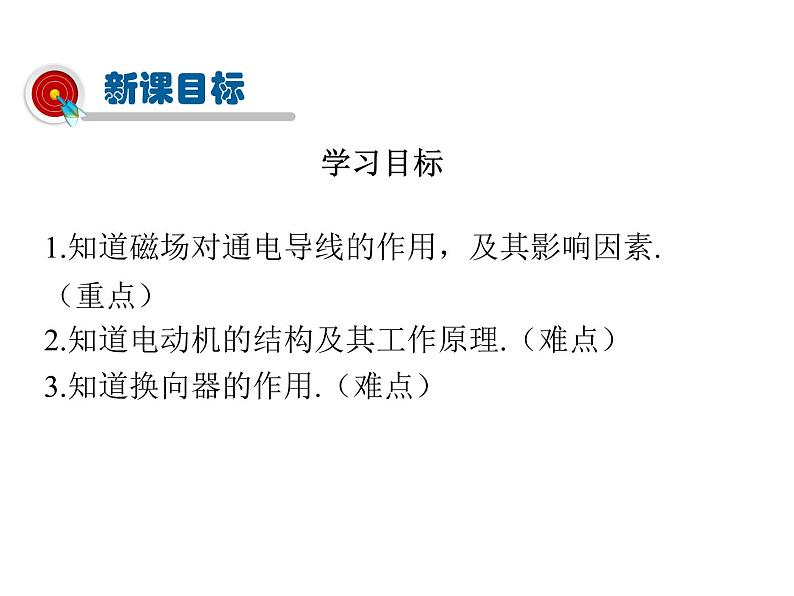 磁场对电流的作用PPT课件免费下载02