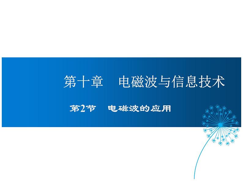 电磁波的应用PPT课件免费下载01