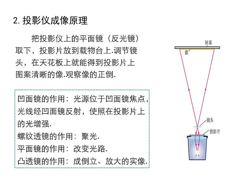 2021-2022学年度人教版八年级物理上册课件 第五章 第2节  生活中的透镜第8页