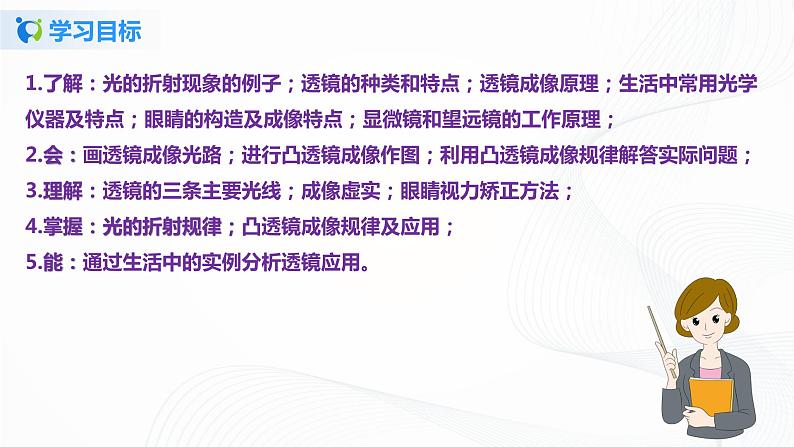 4.6 光的折射 透镜复习总结(课件)-2021年八年级上册(苏科版)第3页