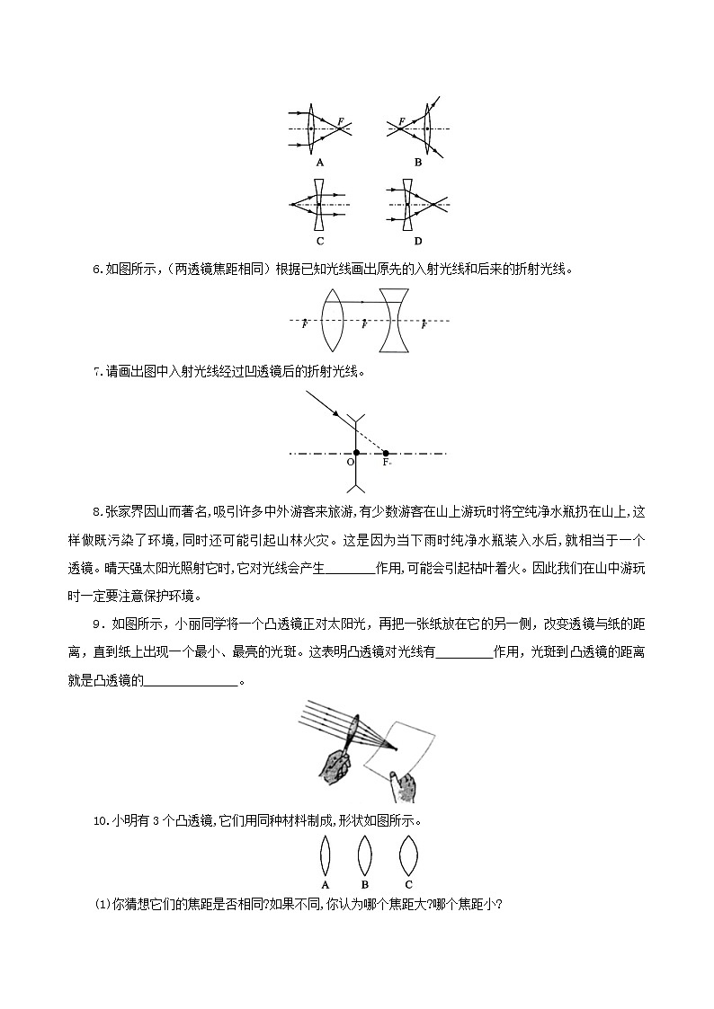课时5.1 透镜-八年级上册(人教版)(课件+教案+练习)02