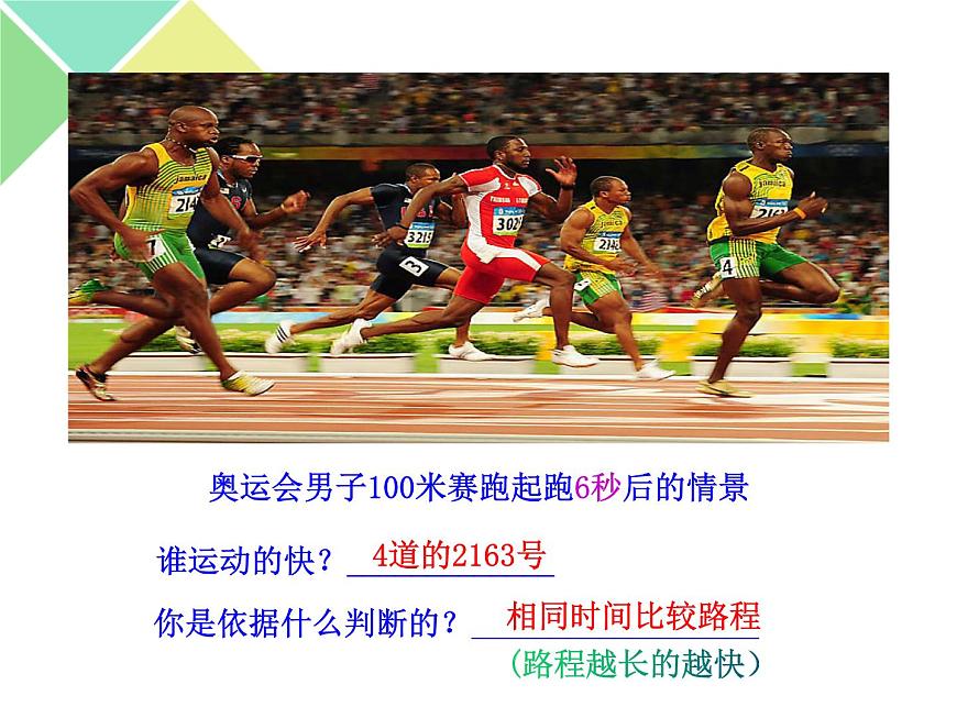 （人教版）八年級物理上冊1.3運(yùn)動的快慢課件第3頁