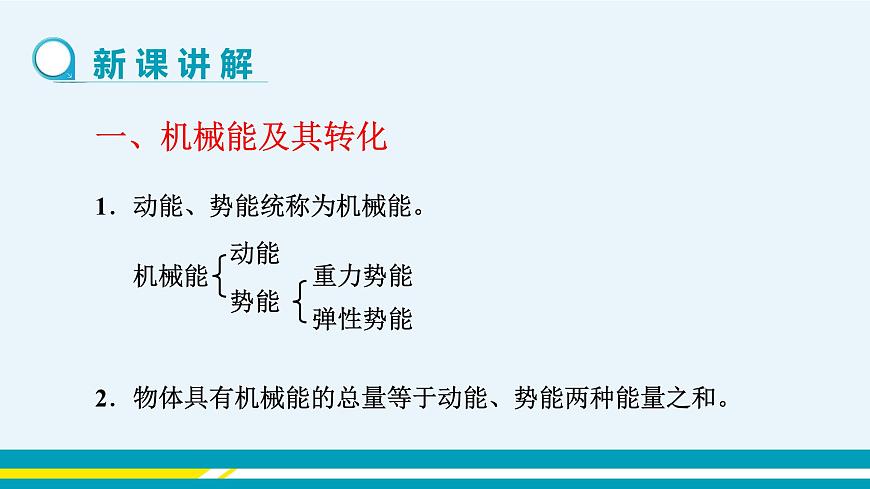 第十一章第4節(jié)認(rèn)識(shí)動(dòng)能和勢(shì)能第2課時(shí)機(jī)械能及其轉(zhuǎn)化第5頁