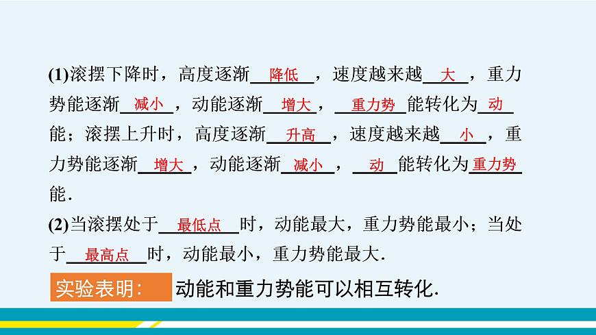 第十一章第4節(jié)認(rèn)識(shí)動(dòng)能和勢(shì)能第2課時(shí)機(jī)械能及其轉(zhuǎn)化第7頁