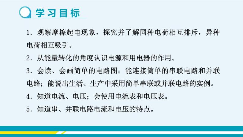 粤沪版初中物理九年级上册  第十三章 探究简单电路章末复习课  课件+教学详案02