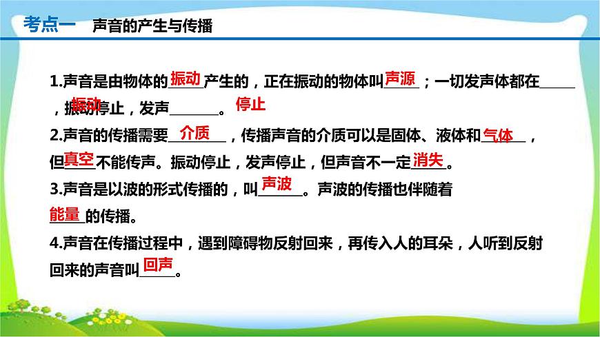 人教中考物理一輪復(fù)習(xí)聲現(xiàn)象優(yōu)質(zhì)課件PPT第2頁(yè)