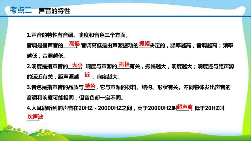 人教中考物理一輪復(fù)習(xí)聲現(xiàn)象優(yōu)質(zhì)課件PPT第5頁(yè)