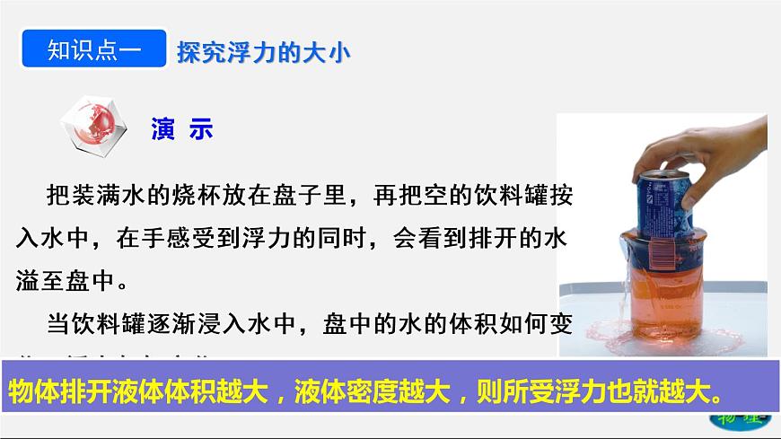 課時10.2 阿基米德原理（課件）2020-2021學(xué)年八年級物理下冊教學(xué)課件（人教版）第4頁